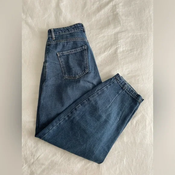 ZARA Blue Boyfriend Jeans - Picture 8 of 9